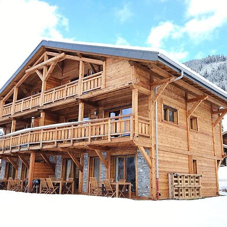 Demi-Chalet Vadel La Panthiaz 15 Pers 5 Chambres La Chapelle-d'Abondance Luaran gambar