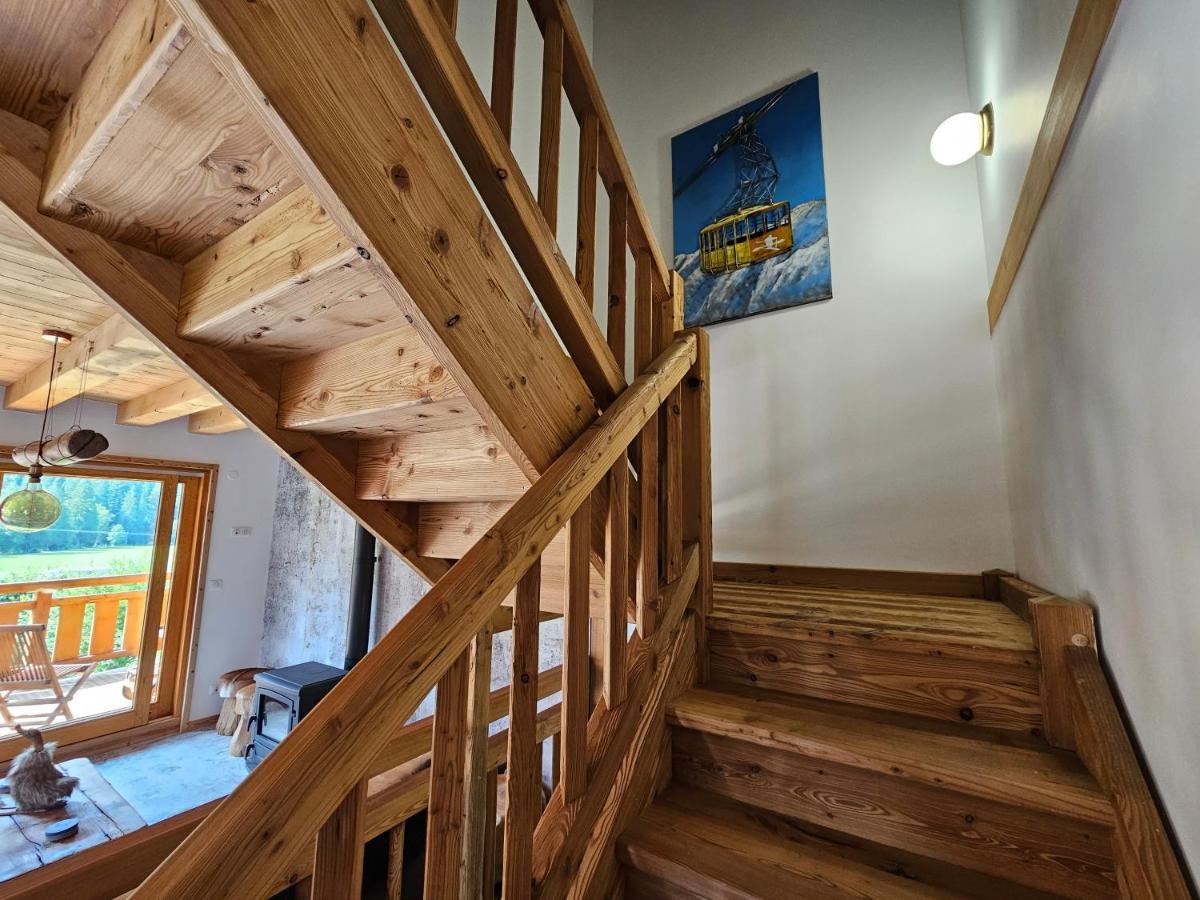 Demi-Chalet Vadel La Panthiaz 15 Pers 5 Chambres La Chapelle-d'Abondance Luaran gambar