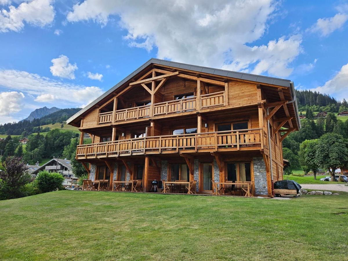 Demi-Chalet Vadel La Panthiaz 15 Pers 5 Chambres La Chapelle-d'Abondance Luaran gambar