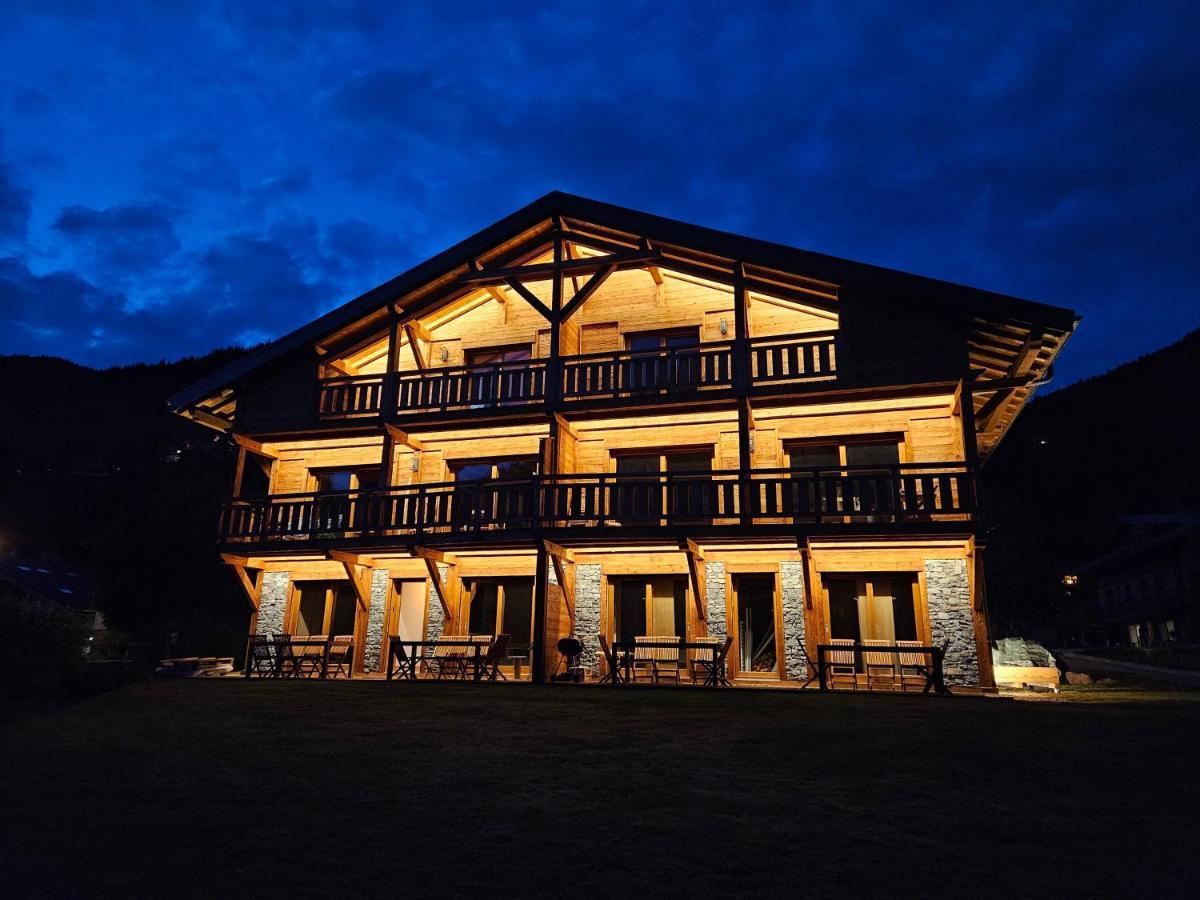 Demi-Chalet Vadel La Panthiaz 15 Pers 5 Chambres La Chapelle-d'Abondance Luaran gambar