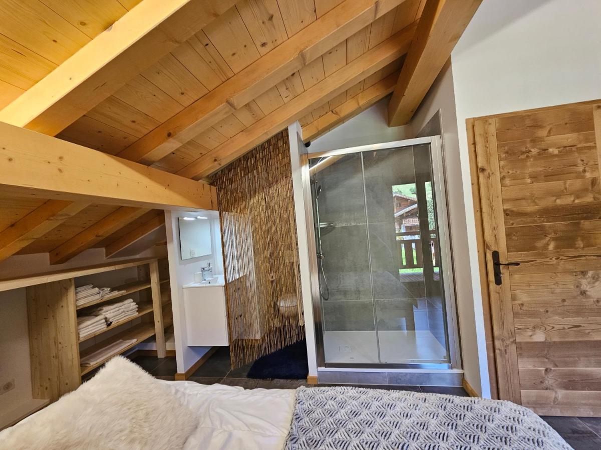 Demi-Chalet Vadel La Panthiaz 15 Pers 5 Chambres La Chapelle-d'Abondance Luaran gambar
