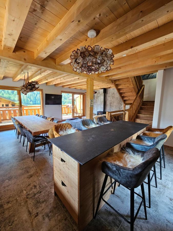 Demi-Chalet Vadel La Panthiaz 15 Pers 5 Chambres La Chapelle-d'Abondance Luaran gambar