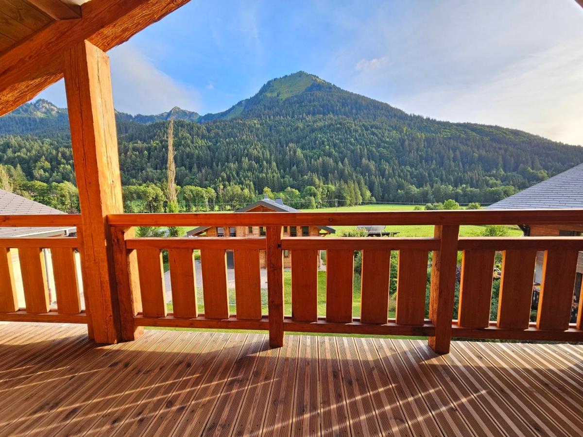 Demi-Chalet Vadel La Panthiaz 15 Pers 5 Chambres La Chapelle-d'Abondance Luaran gambar