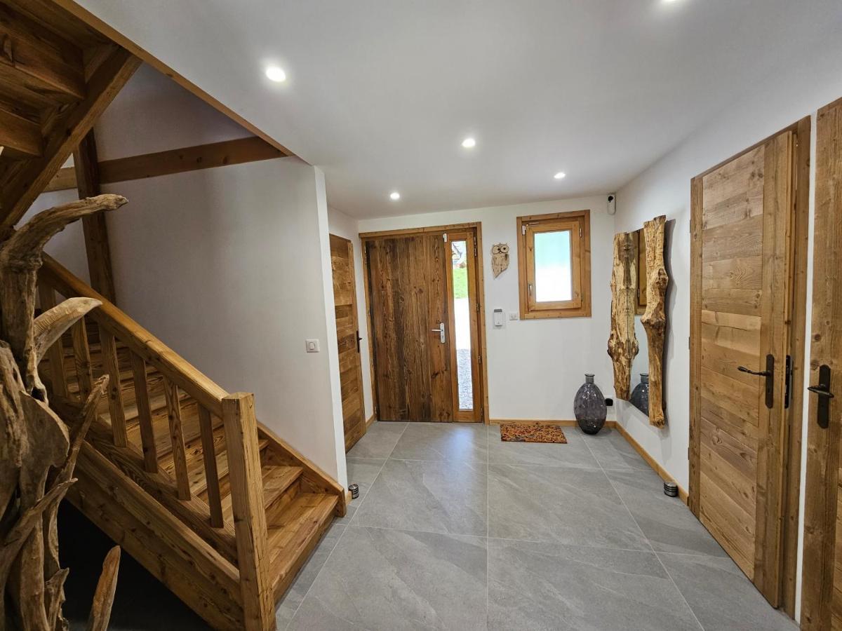 Demi-Chalet Vadel La Panthiaz 15 Pers 5 Chambres La Chapelle-d'Abondance Luaran gambar