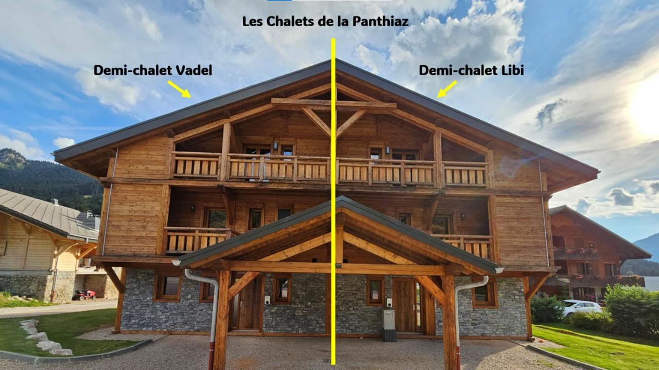 Demi-Chalet Vadel La Panthiaz 15 Pers 5 Chambres La Chapelle-d'Abondance Luaran gambar