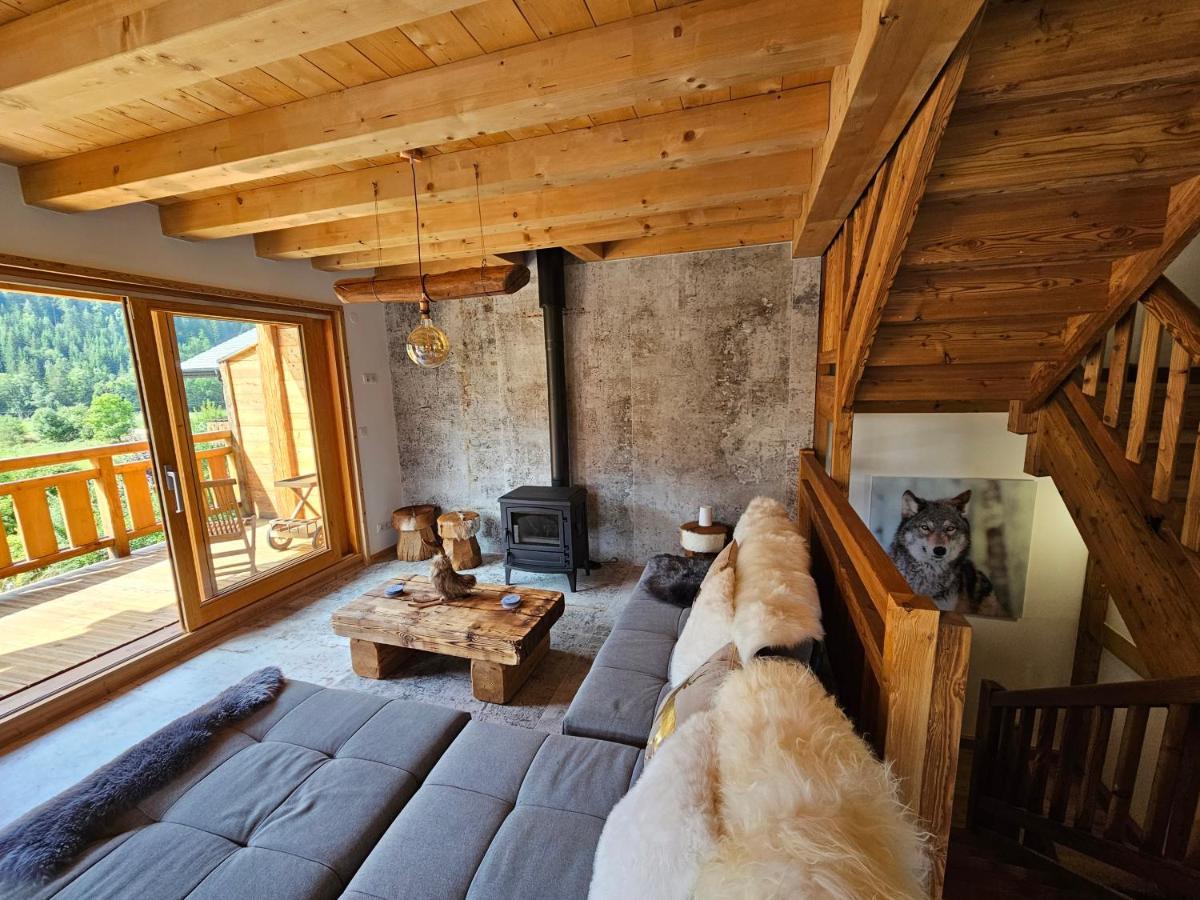Demi-Chalet Vadel La Panthiaz 15 Pers 5 Chambres La Chapelle-d'Abondance Luaran gambar