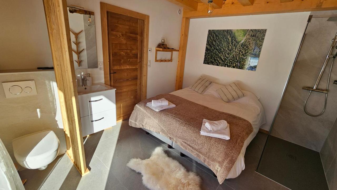 Demi-Chalet Vadel La Panthiaz 15 Pers 5 Chambres La Chapelle-d'Abondance Luaran gambar