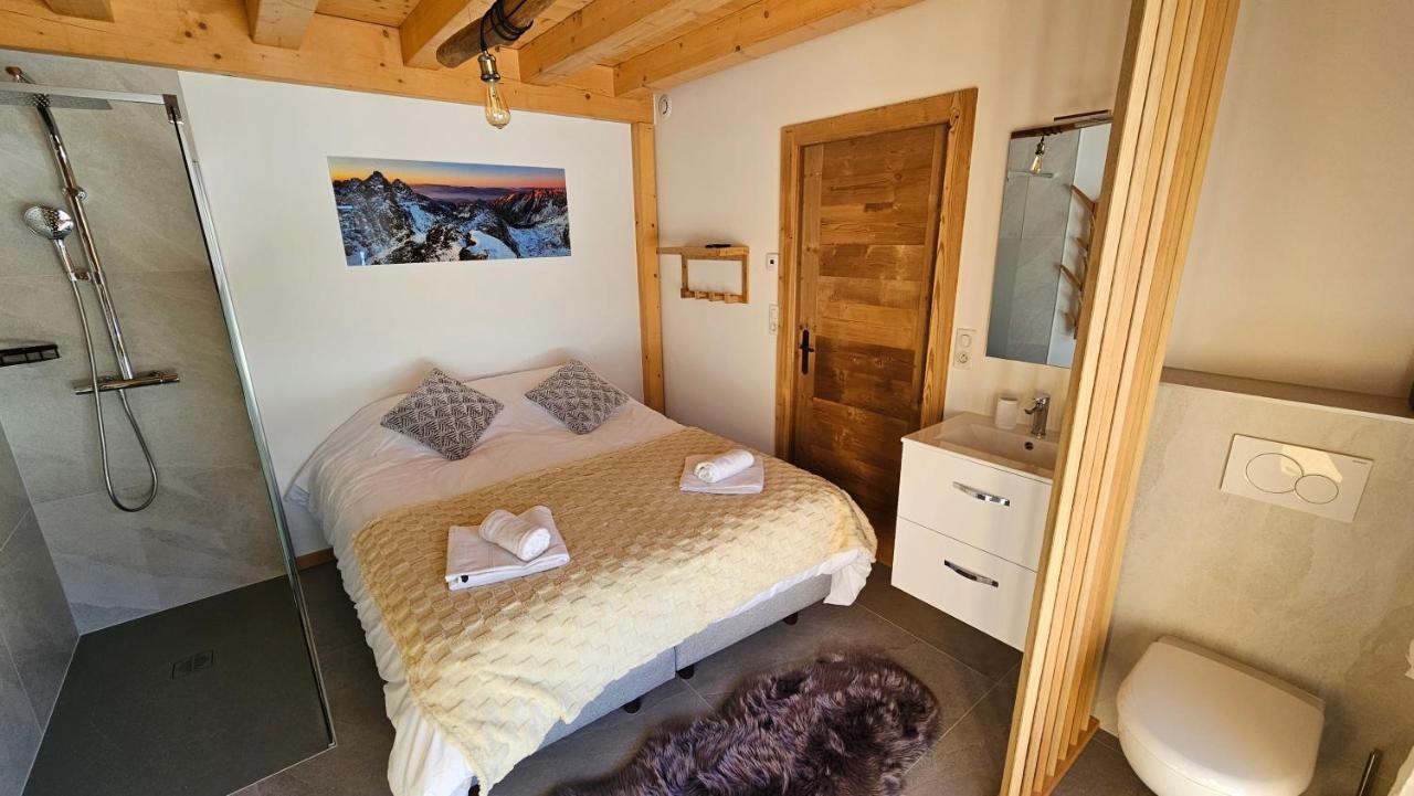 Demi-Chalet Vadel La Panthiaz 15 Pers 5 Chambres La Chapelle-d'Abondance Luaran gambar