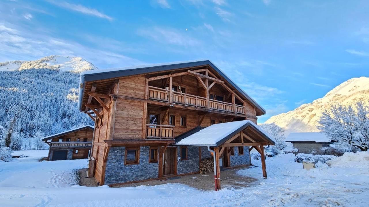 Demi-Chalet Vadel La Panthiaz 15 Pers 5 Chambres La Chapelle-d'Abondance Luaran gambar