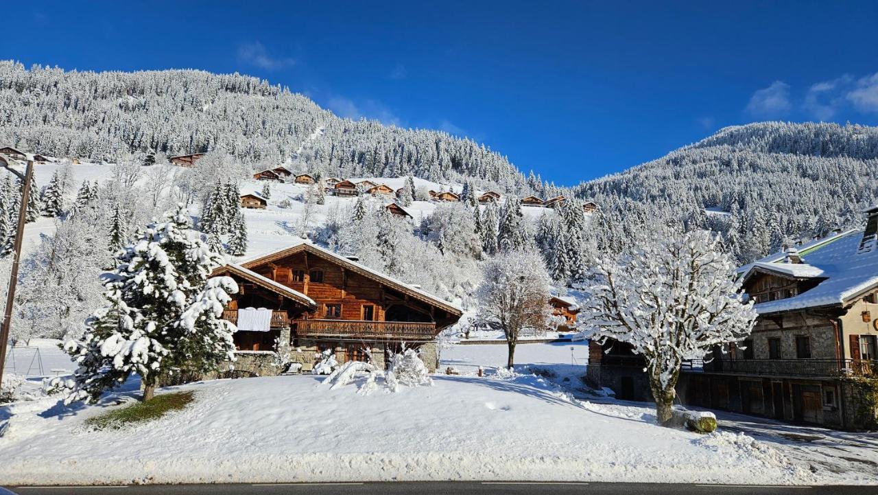 Demi-Chalet Vadel La Panthiaz 15 Pers 5 Chambres La Chapelle-d'Abondance Luaran gambar